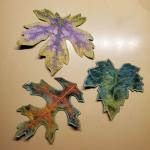 Helene Knott, Free Form Fabric Leaves