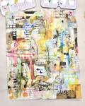 Brooke Henry, Collaged Sewn Tags