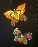 Helene Knott, Fabric Collage Butterflies