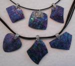 Collene Friedman, Stained Glass Look Polymer Clay Pendant