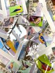 Lisa Thorpe, Bird Box Fabric Collage 