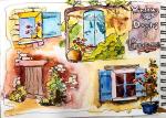 Jacqueline Newbold, Watercolor Windows & Doors