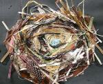 Susan Schenk,  Collage a Nest