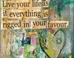 Pamela Sue Johnson, Mixed-media Collage with Words  